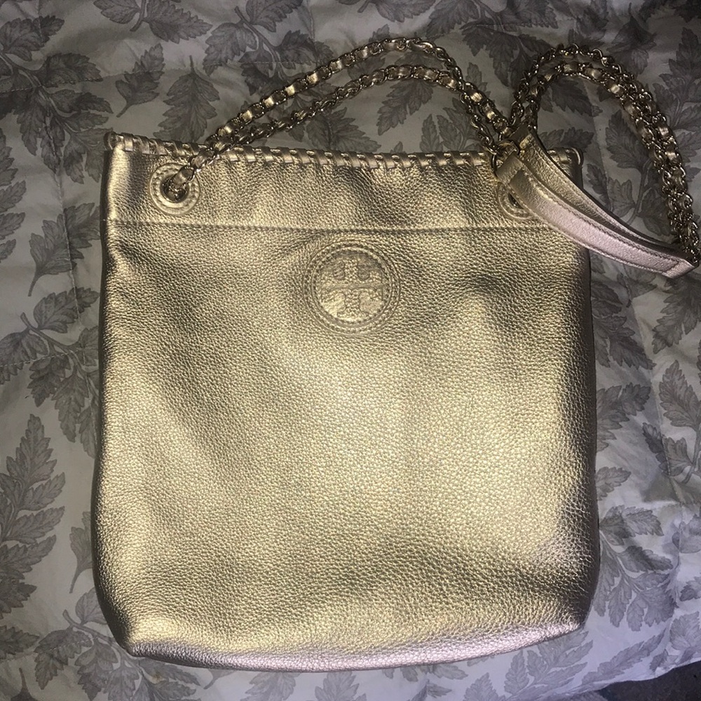 Tory Burch gold shoulder bad or crossbody